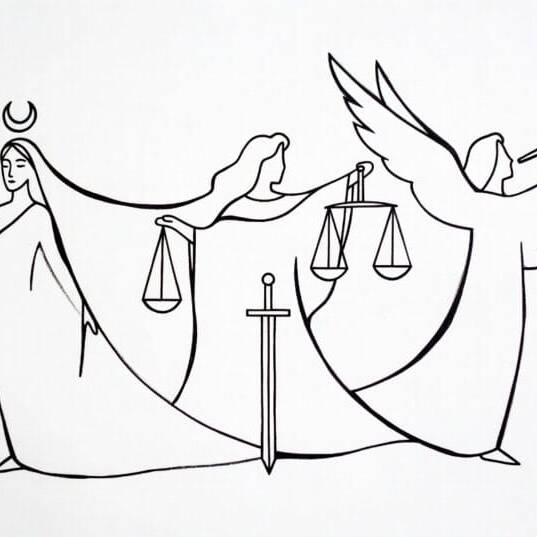 Arcanos Natales - La Sacerdotisa, La Justicia y el Juicio